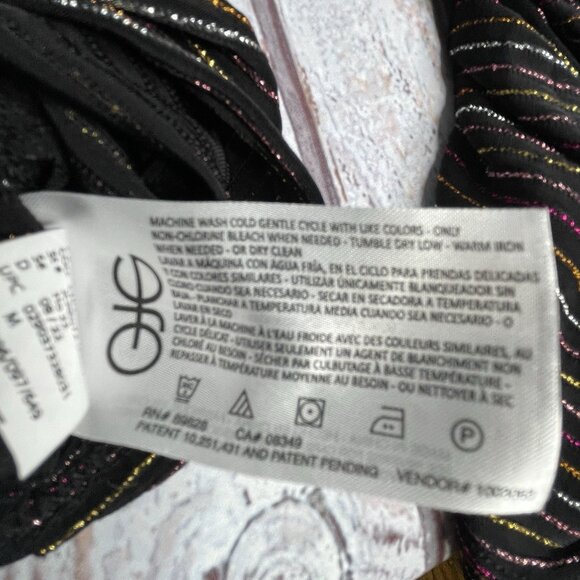 Circus Ny Blouse Women’s Size M Colorful Glitter Y2K Date Night BOHO - Picture 8 of 10